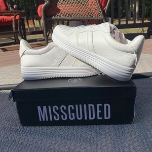 Misguided White Sneakers